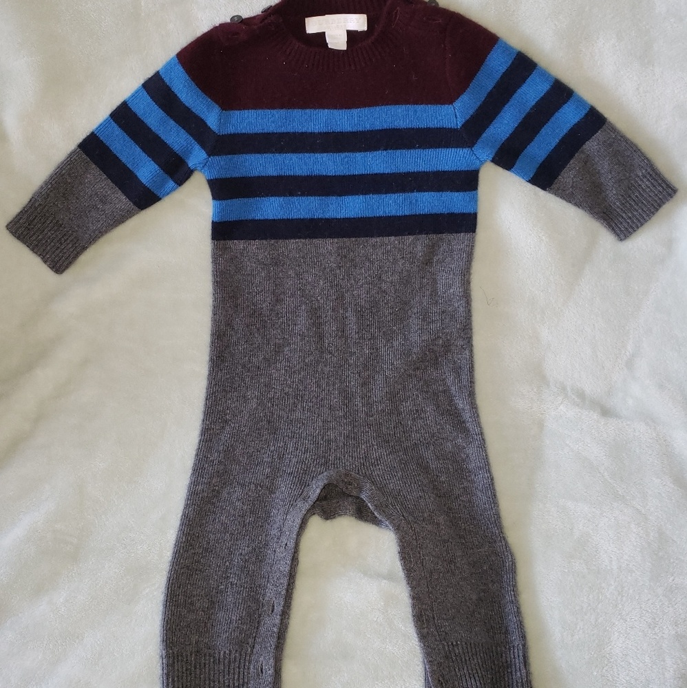 Burberry wool blend knit outfit